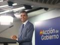El presidente del Gobierno, durante su comparecencia del martes en la Moncloa