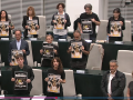 Concejales de Más Madrid y PSOE en el Pleno de Cibeles