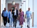 Diputados del grupo Por Andalucía, liderados por el líder de IU, Antonio Maíllo (centro)