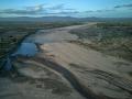 Vista general del lecho del río Mandrare, en la región de Anosy, en Madagascar