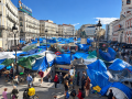 Acampada en la Puerta del Sol
