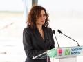Isabel Díaz Ayuso durante su visita a Valdecarros