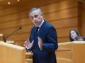 El senador de Vox Ángel Pelayo Gordillo, en la Cámara Alta