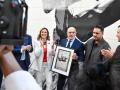 Imagen de la visita de Luis de la Fuente en Valencia