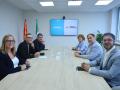 EH Bildu, con Arnaldo Otegi a la cabeza, y ERC, liderado por el golpista Oriol Junqueras, en el anuncio de su candidatura conjunta en el Senado