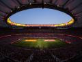 El Atlético de Madrid celebra la Fiesta Nacional