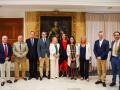 El alcalde de Córdoba, con los organizadores de los premios Averroes de Oro
