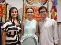 Imagen de Beatriz Blanco Tamarit, fallera mayor de Valencia 2027, junto con su familia.