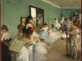 La clase de baile (1874) de Degas
