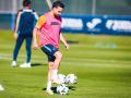 Dani Carvajal, en un entrenamiento como nuevo jugador del Getafe