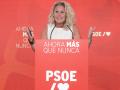 Montse Mínguez, portavoz del PSOE