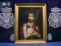 Cuadro del Ecce Homo recuperado por la Guardia Civil