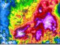 Imagen de la última previsión del modelo Arome