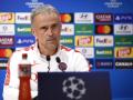 Luis Enrique, durante la rueda de prensa previa al PSG - Barcelona de Champions