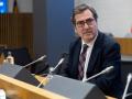 El presidente de la CEOE, Antonio Garamendi, durante la celebración del 25º aniversario de la patronal de la limpieza Aspel, en la Sede de la CEOE, a 15 de octubre de 2026, en Madrid (España). Garamendi ha clausurado la mesa redonda sobre salario mínimo, absentismo, contratación pública y jornada.

Eduardo Parra / Europa Press
15/10/2026