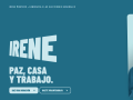 Imagen de la web de campaña de la candidatura de Irene Montero