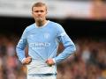 Erling Haaland, en un partido con el Manchester City