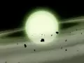 Ilustración de una estrella verde