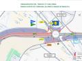 Reordenación del tráfico por la obra de la Ronda Norte de Córdoba