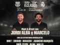 Cartel promocional de la Fanzone de LaLiga y DAZN para el Clásico del domingo 25 de octubre en Barcelona