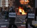 En Pamplona se vivieron actos de violencia en protesta por la visita de Vito Quiles