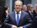 El primer ministro polaco, Donald Tusk, llega antes de una mesa redonda en el marco de una cumbre de la Unión Europea en la sede de la UE en Bruselas