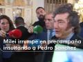 El Telediario 1 ha abierto este miércoles con la visita de Milei a Madrid
