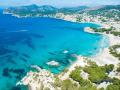 Panorámica de las playas de Peguera en Calvià