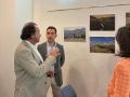 Daniel García-Ibarrola, en la exposición sobre las sierras Subbéticas