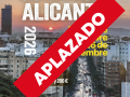 Cartel del aplazamiento del bono comercio de Alicante