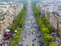 Panorámica a los Campos Elíseos de París.