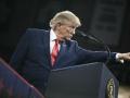 Donald Trump, presidente de los Estados Unidos, en un acto de campaña en Florida