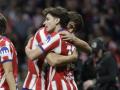 Julián Álvarez celebrando el gol de la victoria contra el Dépor