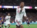 Kylian Mbappé celebra un gol ante el Barcelona en el Camp Nou