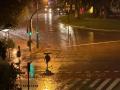 Imagen de un día de lluvia en la ciudad de Valencia.
