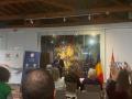 Presentación de la exposición en la Real Fábrica de Tapices