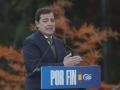 Mañueco, este martes, en un mitin del PP en Palencia