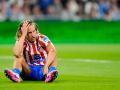 Marcos Llorente en un partido con el Atlético de Madrid