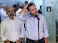 El ministro Óscar Puente, durante su comparecencia de este miércoles