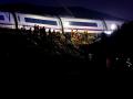 Los servicios de emergencias trabajando en Urda tras el choque de dos trenes
