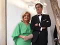 Politician Fatima Bañez and guest during wedding of Raul Prieto and Joaquin Torres in Sevilla on Friday, 19 May 2023.