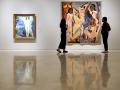 Sala de la exposición Picasso-Munch, en el Museo Picasso de Málaga