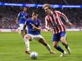 Lisandro Martínez y Pablo Barrios en el Atlético de Madrid - Mánchester United de la fase de liga de Champions League
