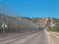 Un detalle de la valla de Melilla