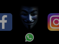 Anonymous reivindicó en Twitter la caída de Facebook