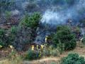 Medios aéreos y terrestres participaron en la labores de extinción del incendio de este verano en el término de El Tiemblo, en Ávila