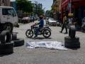 Actividad criminal en Puerto Príncipe, foto de archivo