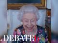 Reina Isabel II durante la videollamada