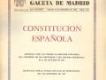 portada de la Constitución Española de 1978