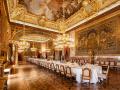 La decoración del comedor de gala del Palacio Real de Madrid